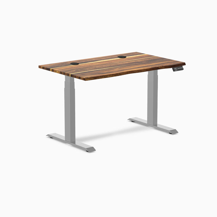 Desky Dual Hardwood Sit Stand Desk