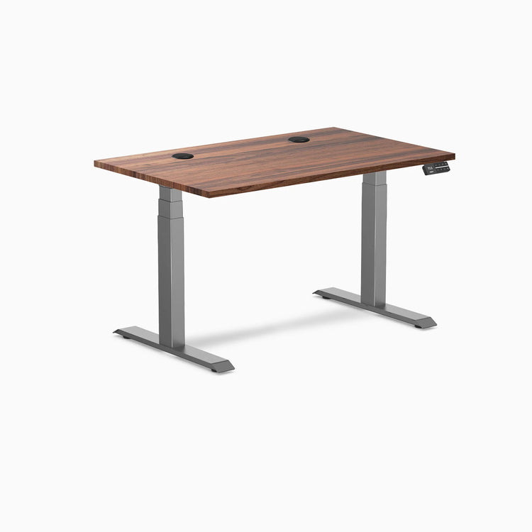 Desky Dual Hardwood Sit Stand Desk