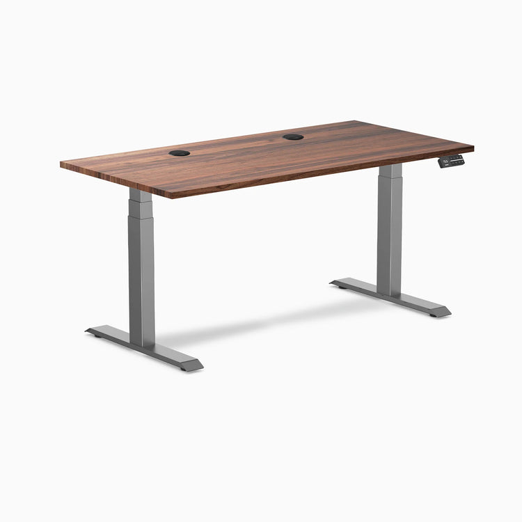 Desky Dual Hardwood Sit Stand Desk
