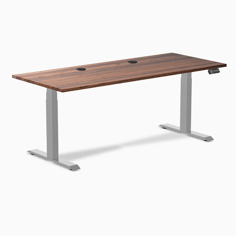 Desky Dual Hardwood Sit Stand Desk