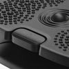 Hight adjustable foot rest close up