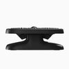 Heavy duty ripple foot rest in black