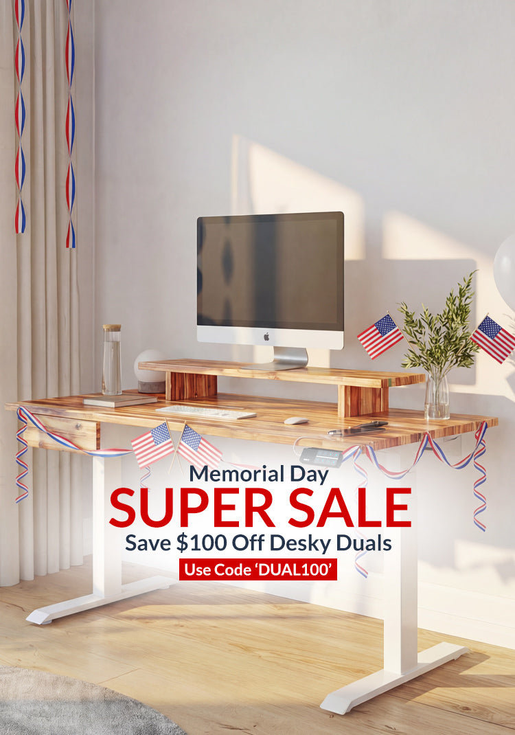 The Ergonomic Standing Desk You'll Love | Work Better With Desky®