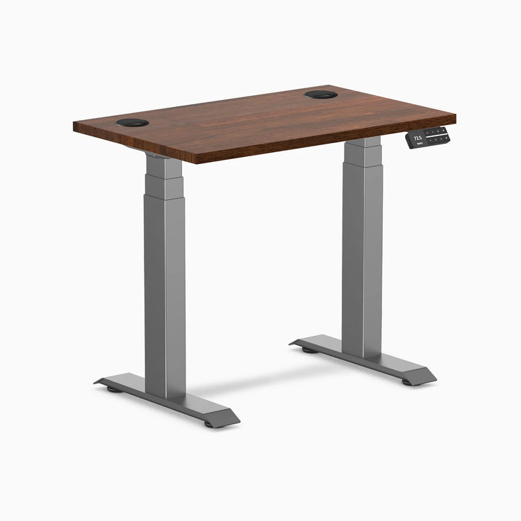 Desky Dual Mini Rubberwood Sit Stand Desk