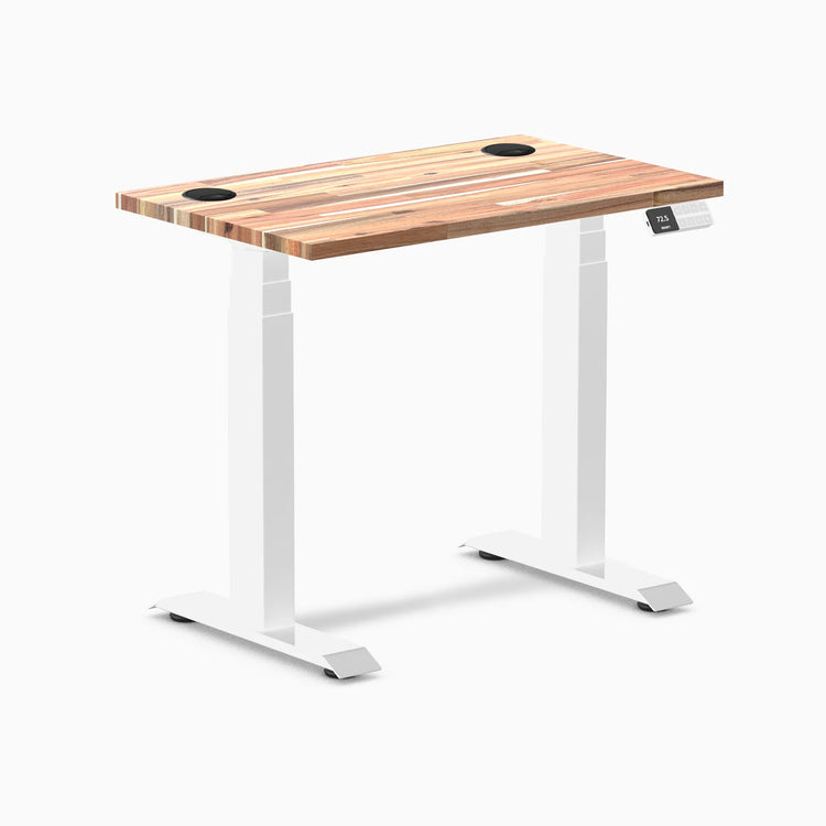 Desky Dual Mini Softwood Sit Stand Desk