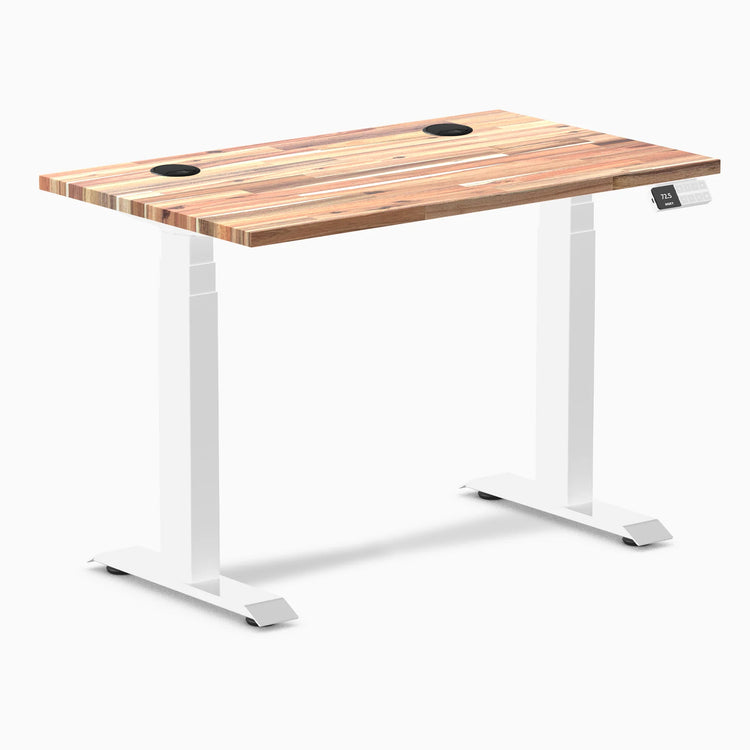 Desky Dual Mini Softwood Sit Stand Desk