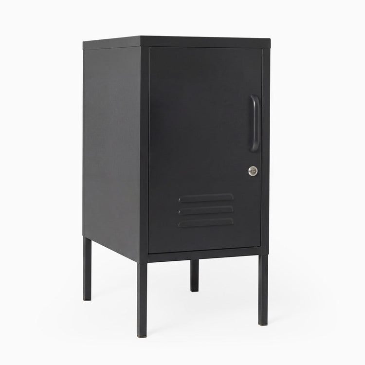 Desky Oslo Metal Locker Cabinet-Accessories-Desky-Dark Grey-Left Opening-Desky® Australia
