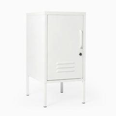 Desky Oslo Metal Locker Cabinet-Accessories-Desky-White-Left Opening-Desky® Australia
