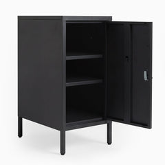 Desky Sidekick Metal Locker Cabinet-Accessories-Desky-Black-Right Opening-Desky® Australia