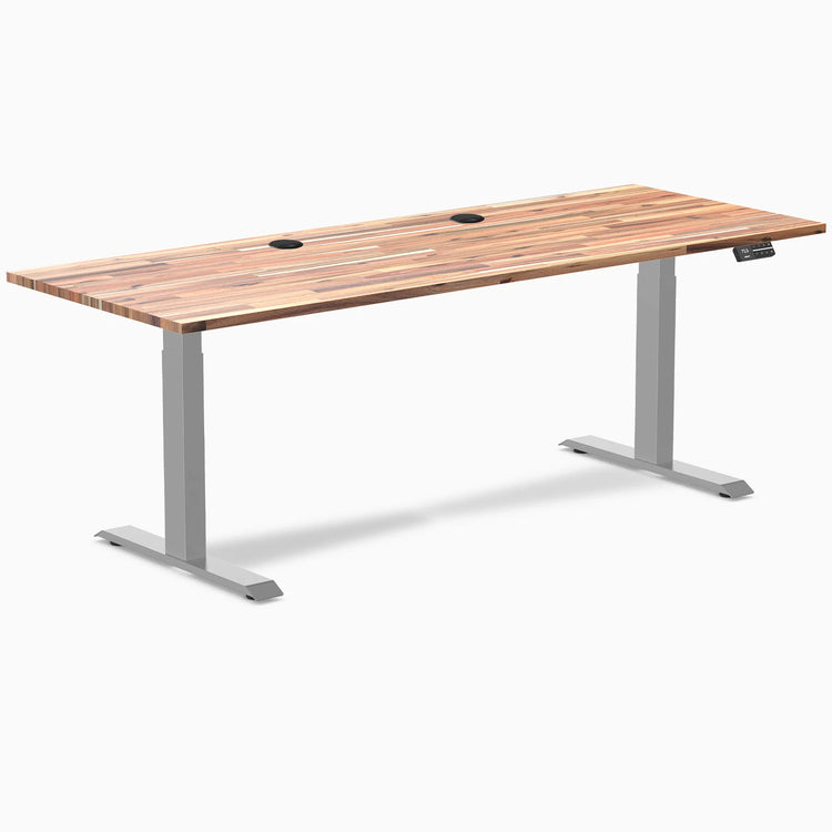 Desky Dual Softwood Sit Stand Desk