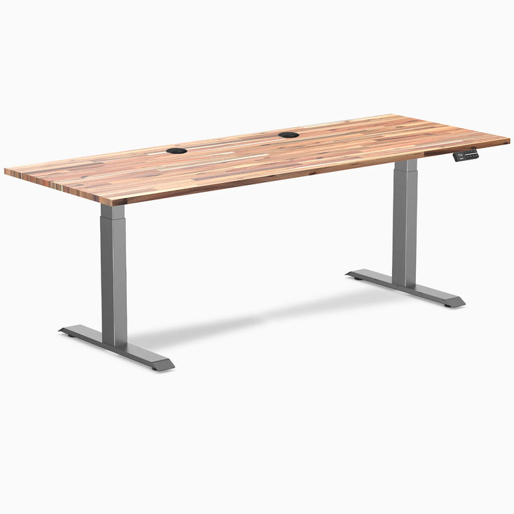 Desky Dual Softwood Sit Stand Desk