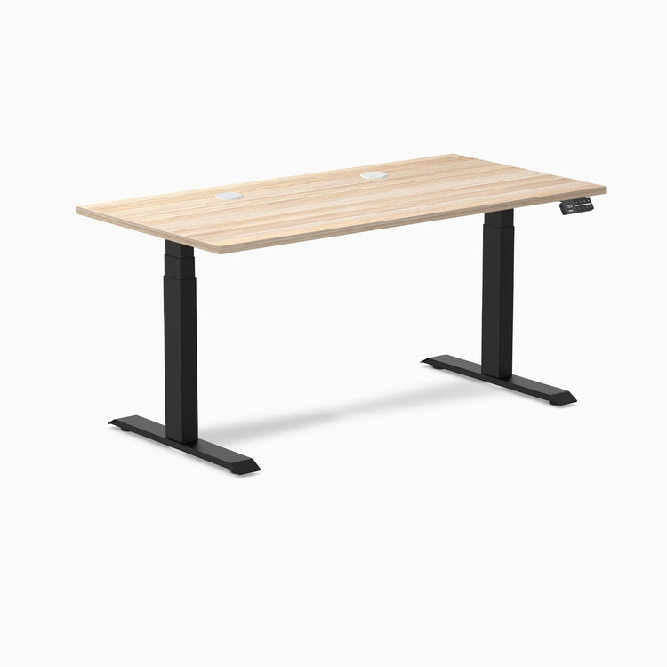 Desky Dual Laminate Sit Stand Desk