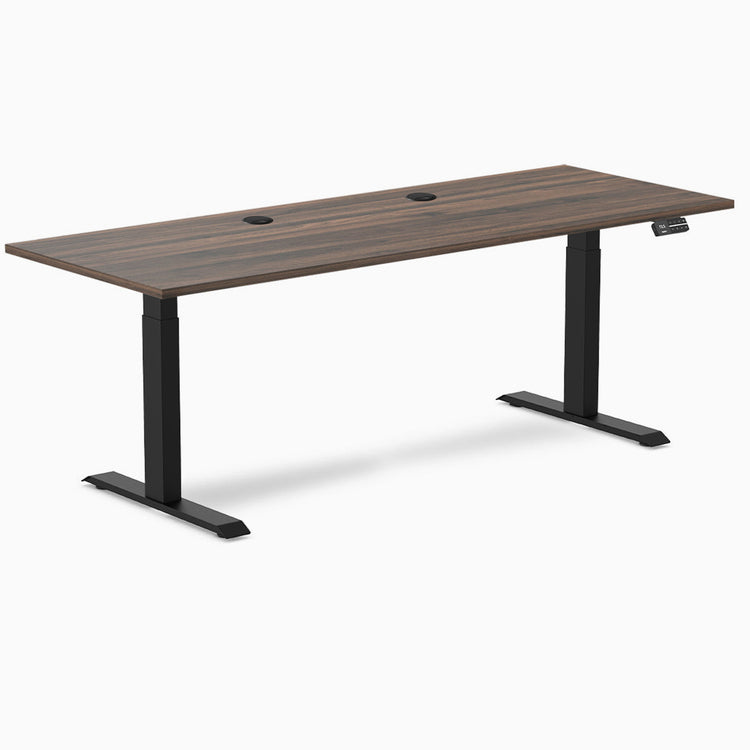 Desky Dual Laminate Sit Stand Desk