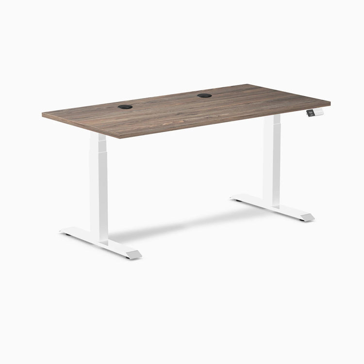 Desky Dual Laminate Sit Stand Desk