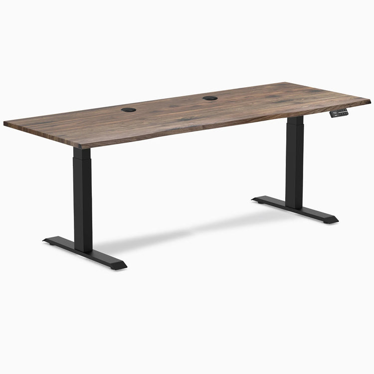 Desky Dual Laminate Sit Stand Desk
