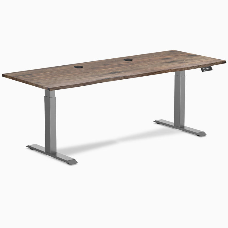 Desky Dual Laminate Sit Stand Desk