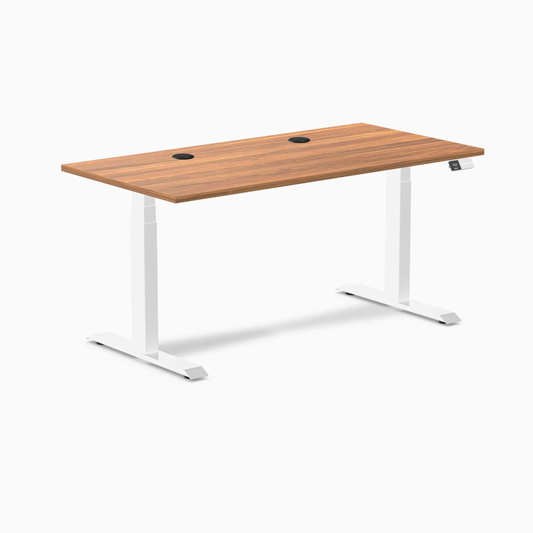 Desky Dual Laminate Sit Stand Desk