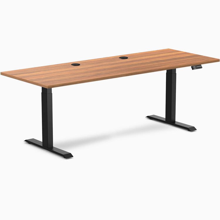 Desky Dual Laminate Sit Stand Desk