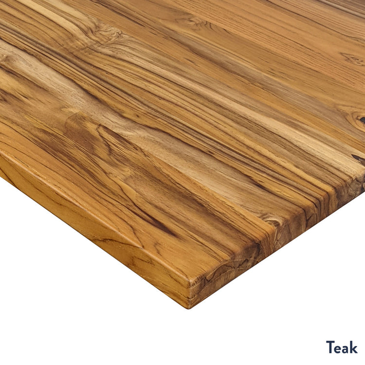 teak hardwood desktop