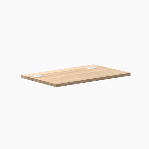 Desky Mini Hardwood Desk Tops, White Ash desktop