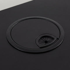 Desky Metal Grommet Cover detail view 2