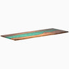 Desky natural walnut emerald river resin desktop 72"