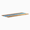 Desky Teak blue river resin desktop 60"