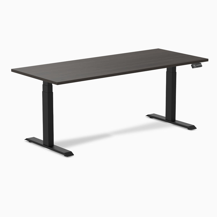 Desky Dual Laminate Sit Stand Desk