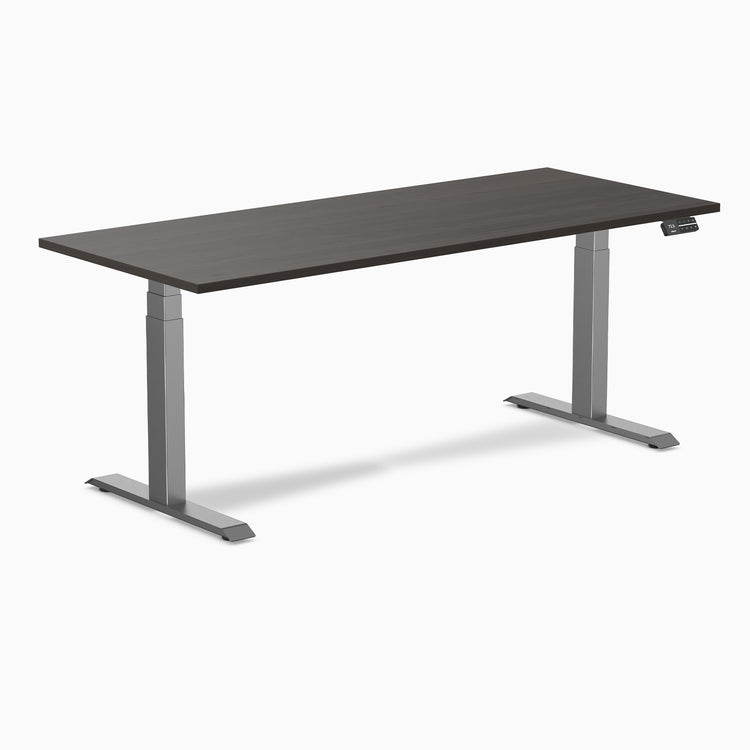 Desky Dual Laminate Sit Stand Desk