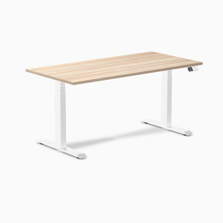 Desky Dual Laminate Sit Stand Desk