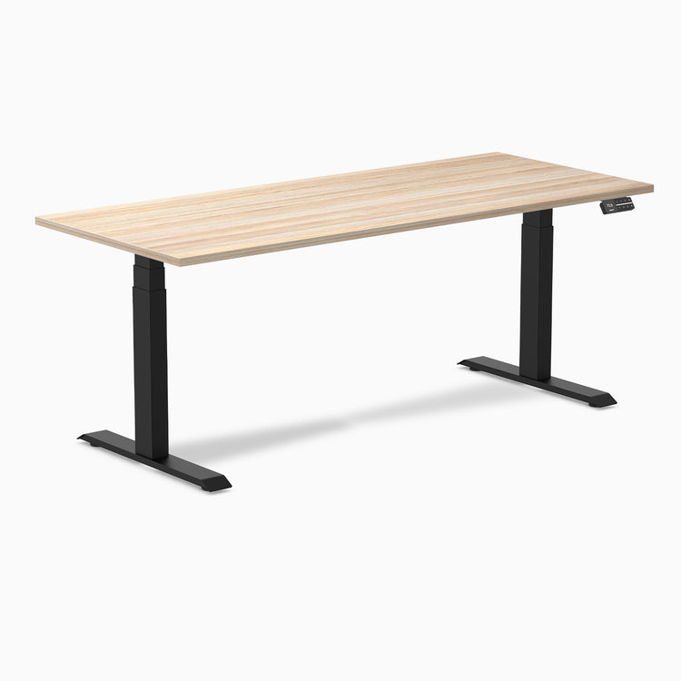 Desky Dual Laminate Sit Stand Desk