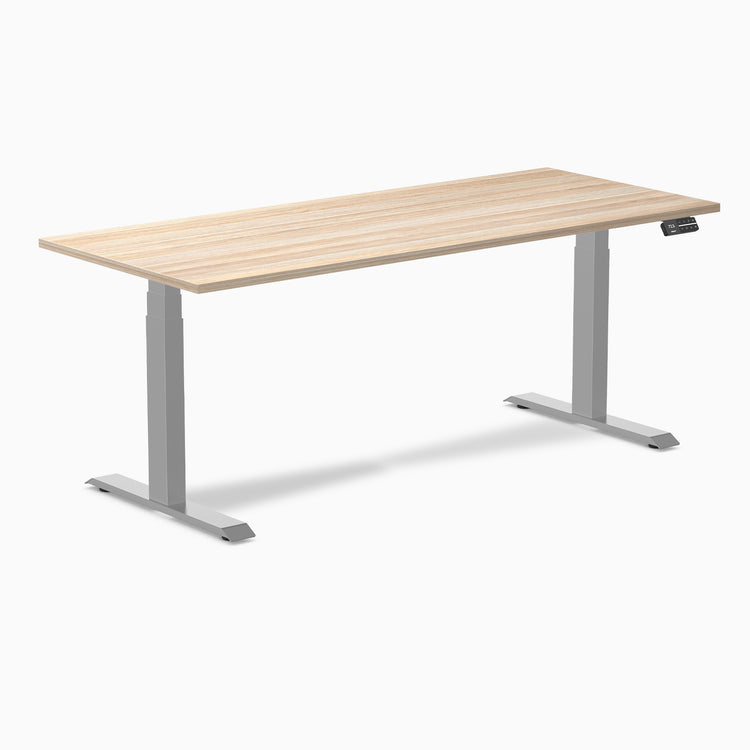 Desky Dual Laminate Sit Stand Desk