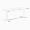 Dual Desky ergo white desk 1800mm in white