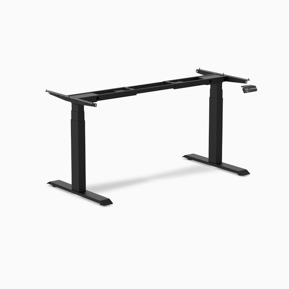 Desky Dual Sit Stand Desk Frame in black