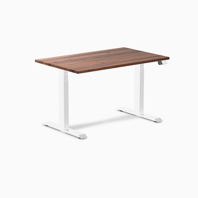 Dual hardwood walnut standing desk - Desky