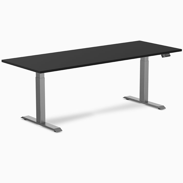 Desky Dual Laminate Sit Stand Desk