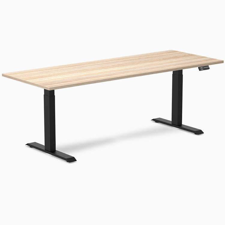 Desky Dual Laminate Sit Stand Desk