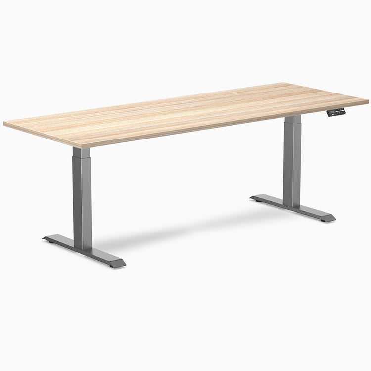 Desky Dual Laminate Sit Stand Desk