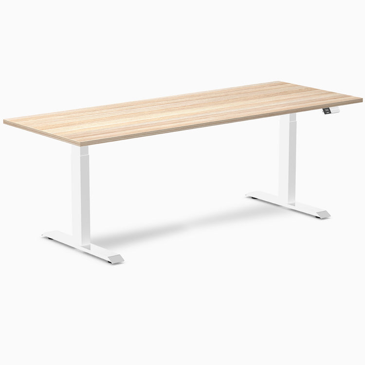 Desky Dual Laminate Sit Stand Desk