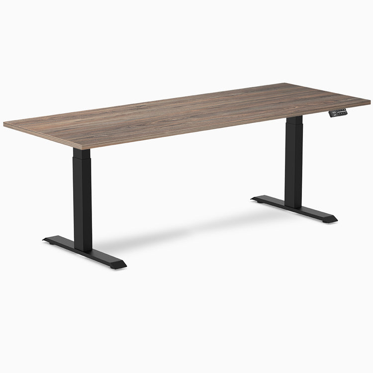 Desky Dual Laminate Sit Stand Desk