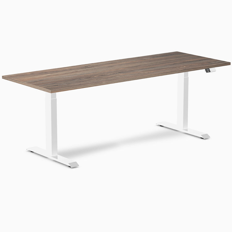 Desky Dual Laminate Sit Stand Desk