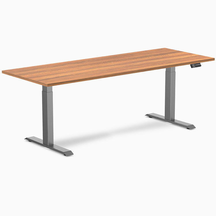 Desky Dual Laminate Sit Stand Desk