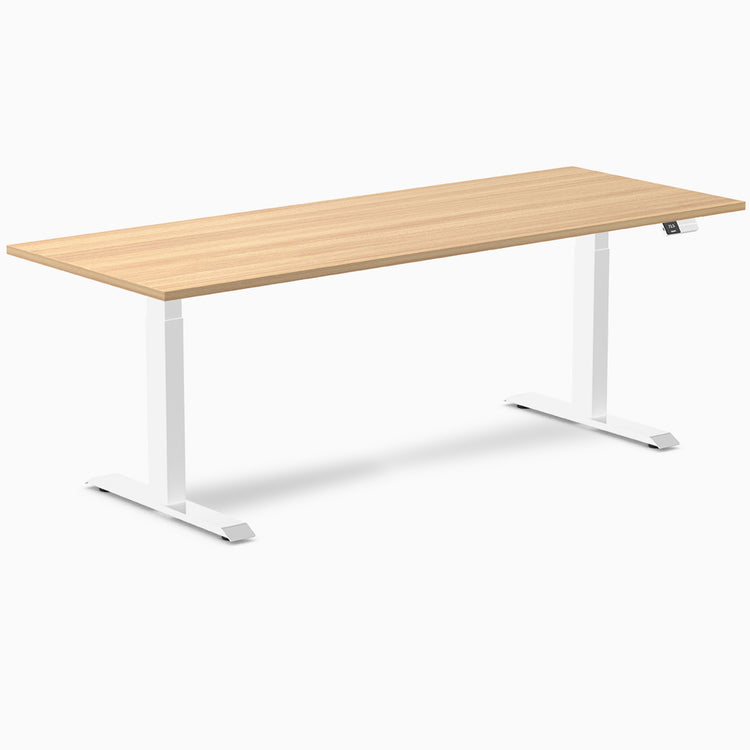 Desky Dual Laminate Sit Stand Desk