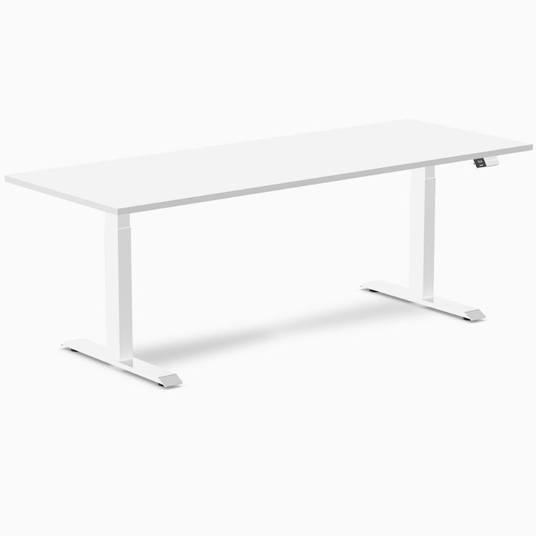 Desky Dual Laminate Sit Stand Desk