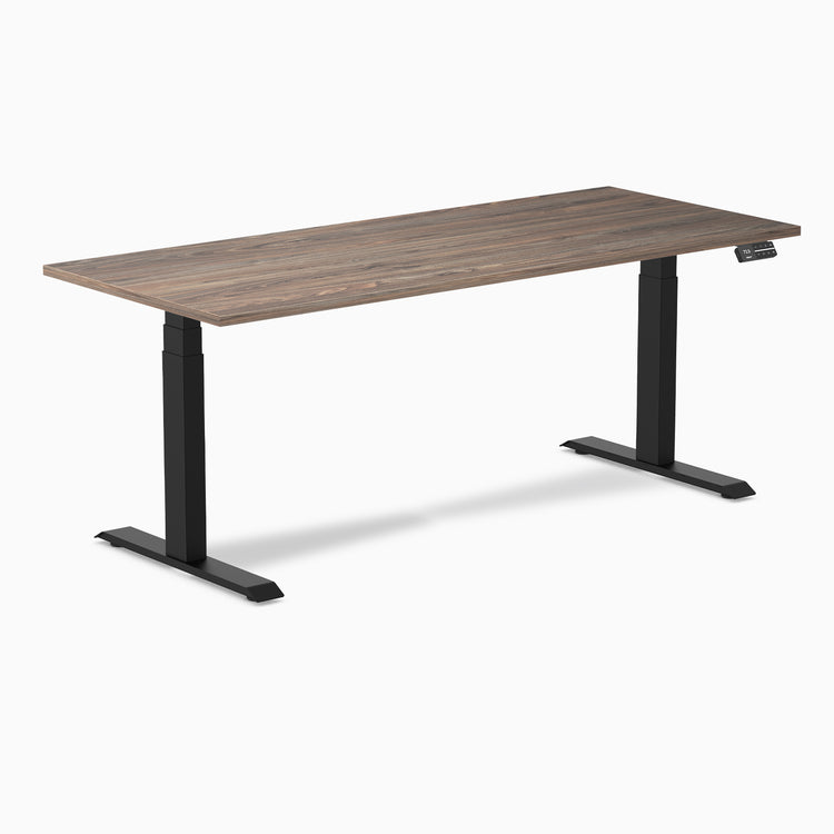 Desky Dual Laminate Sit Stand Desk