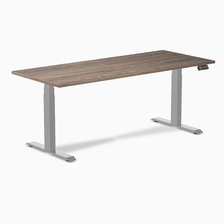 Desky Dual Laminate Sit Stand Desk