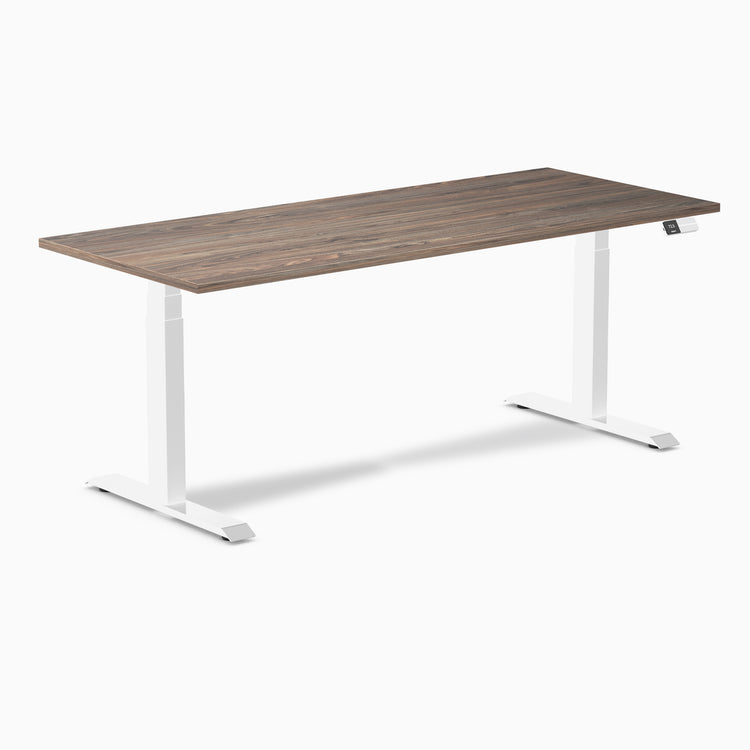 Desky Dual Laminate Sit Stand Desk