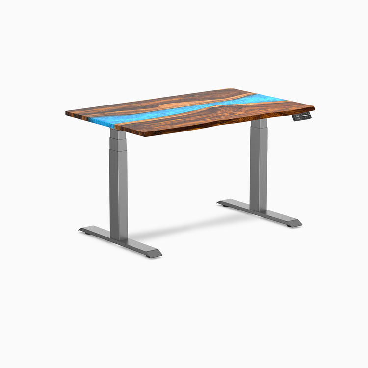 Standing desk resin pheasant blue river - Desky