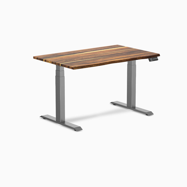 Dual motor standing desk hardwood pheasantwood - Desky