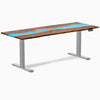 Standing desk resin pheasant blue river - Desky